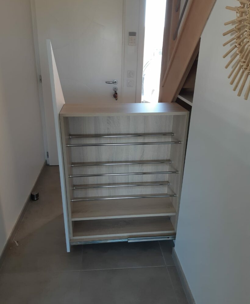 Meuble sous escalier sur mesure à Lille
