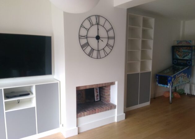 Composition meuble tv dans un séjour