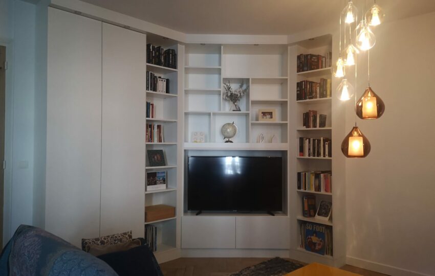 Meuble TV et bibliothèque Anstaing-2