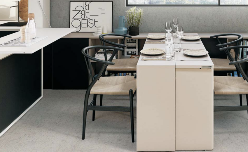 Ce meuble peut même faire office de table.