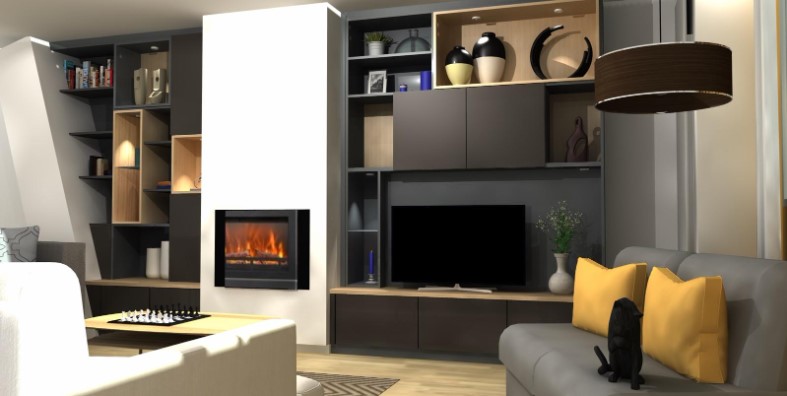 Meuble TV 3D Marcq en Baroeul